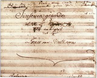 Beethoven Eroica title page