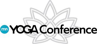 MN yoga conference logo with a lotus